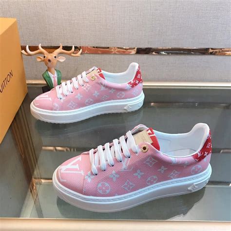 louis vuitton pink shoes men
